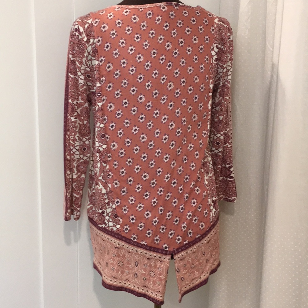 💕HP💕Lucky brand boho blouse size small - Picture 2 of 12